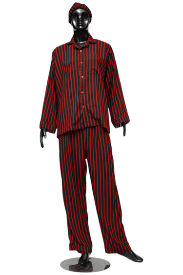 Wine 🍷 Striped Linen - ELORA OFFICIAL